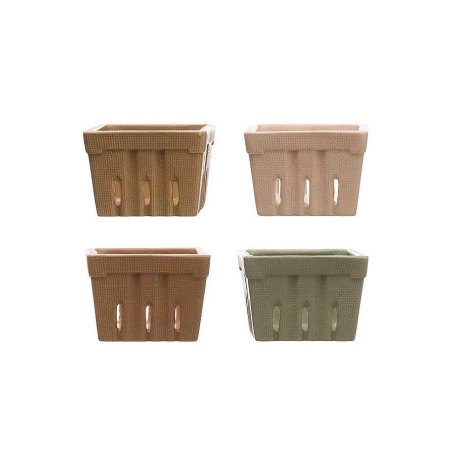 Kitchen Relish Decor | Matte Tara Berry Basket - Natural