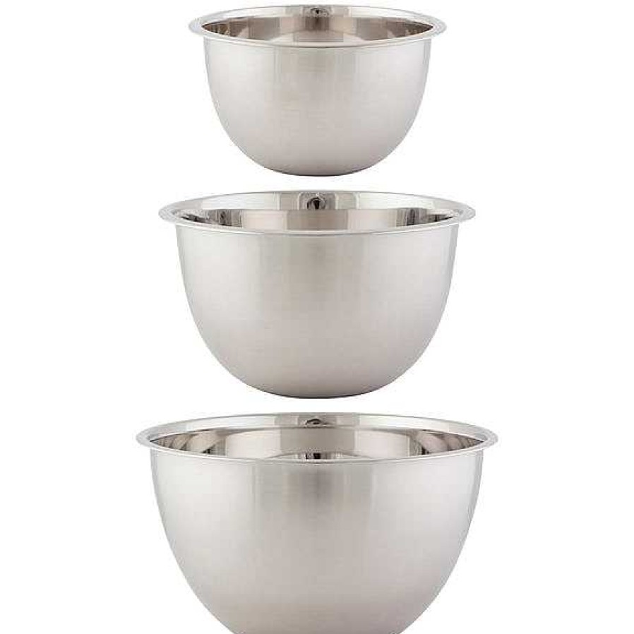 Kitchen Relish Decor | Mixing Bowls - Silver