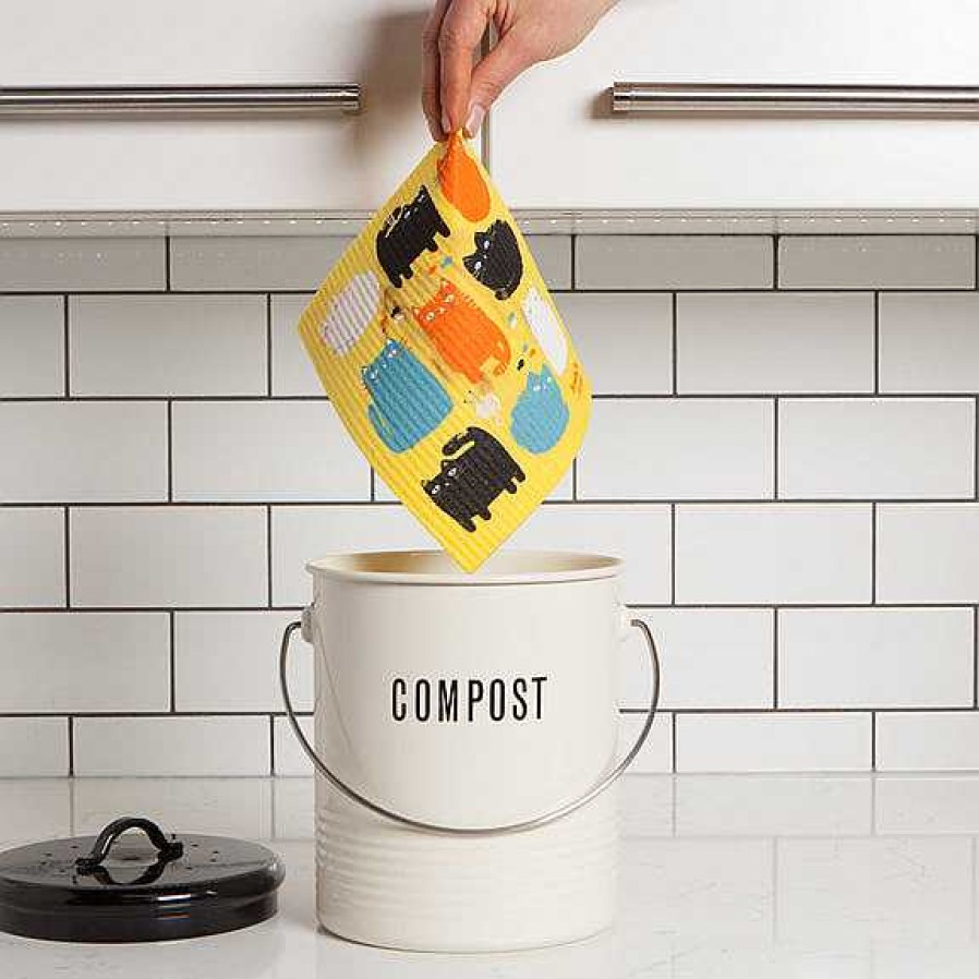 Kitchen Relish Decor | Swedish Dishcloth - Purrfect Pals