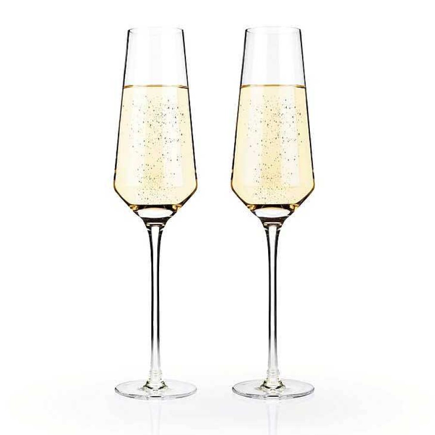 Table Relish Decor | Raye Crystal Champagne Flutes