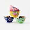 Kitchen Relish Decor | Hand Painted Floral Colander