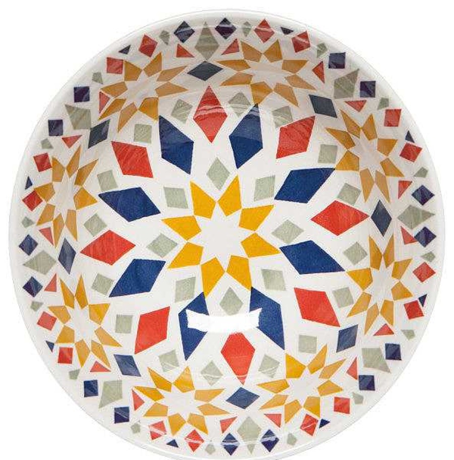 Kitchen Relish Decor | Stamped Bowl - Kaleidoscope