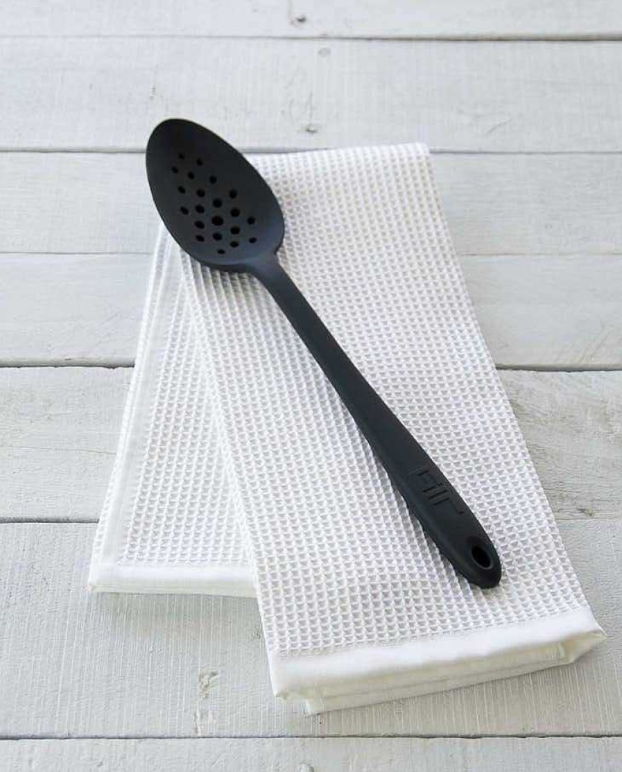 Kitchen Relish Decor | Ultimate Perf Spoon - Black