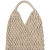 Kitchen Relish Decor | Macrame Tote Bag - Natural