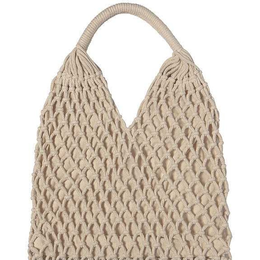 Kitchen Relish Decor | Macrame Tote Bag - Natural