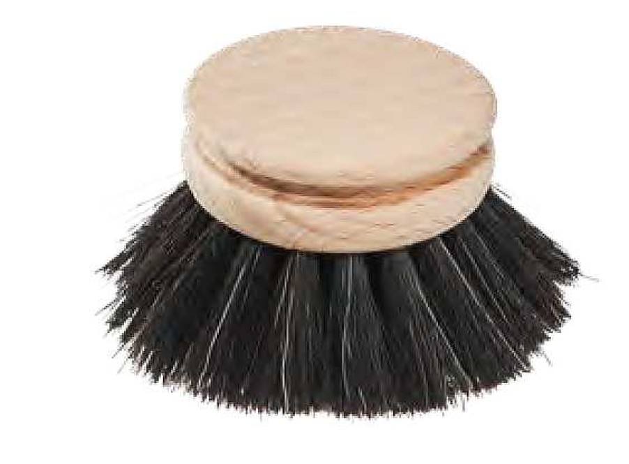 Kitchen Relish Decor | Small Dish Brush Replacement Head - Horse Hair