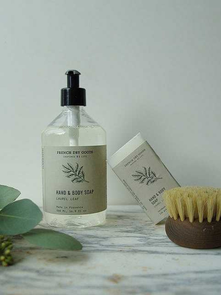 Kitchen Relish Decor | French Dry Goods Liquid Hand & Body Soap - Laurel Leaf