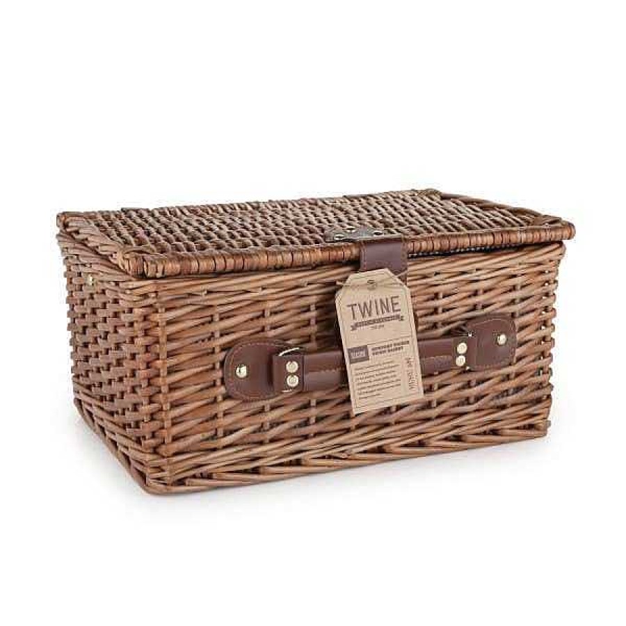 Kitchen Relish Decor | Newport Wicker Picnic Basket