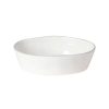 Kitchen Relish Decor | Livia Small Oval Baker - White