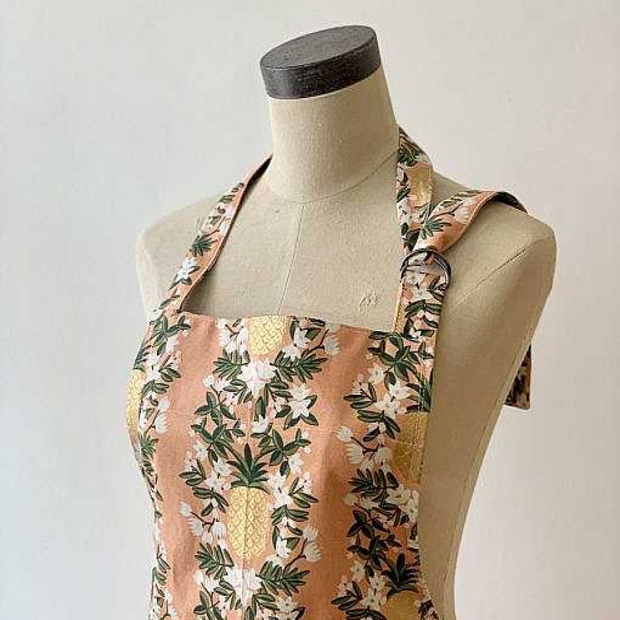 Kitchen Relish Decor | Rifle Paper Co Apron - Primavera Pineapple Peach