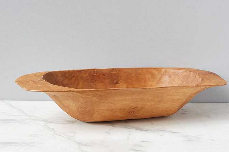 Table Relish Decor | Natural Dough Bowl - Large