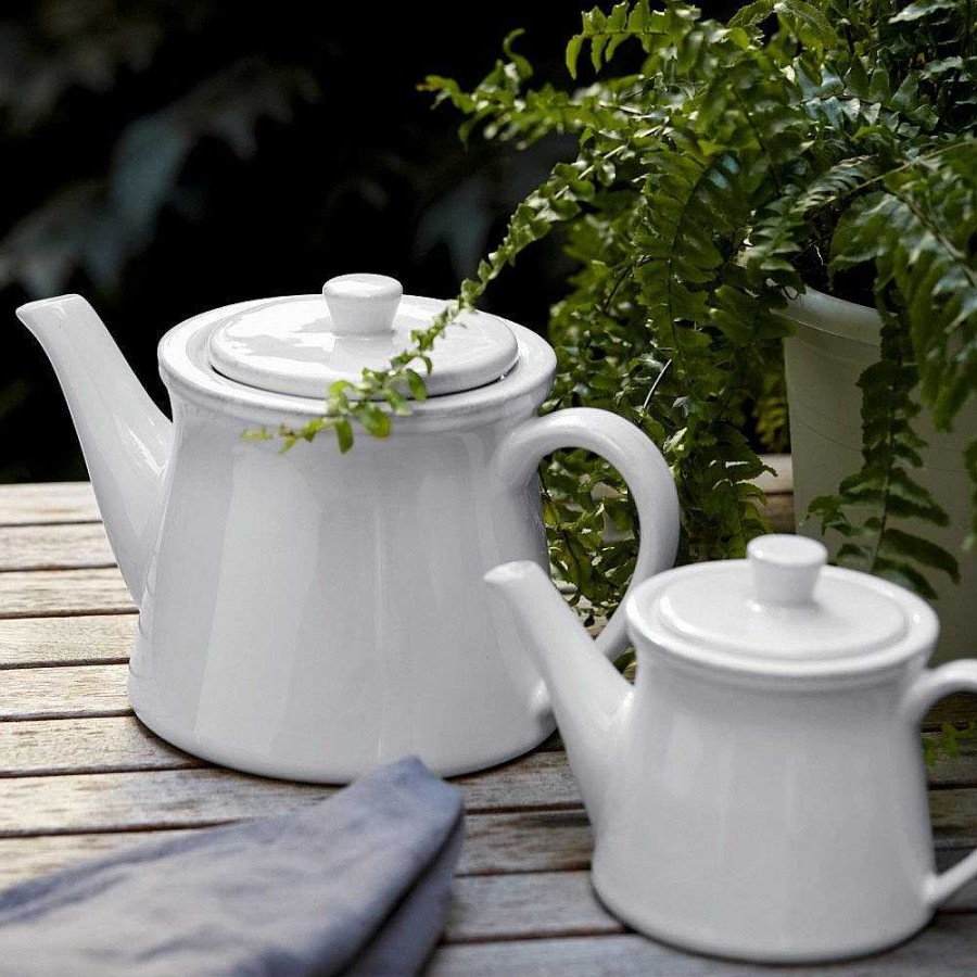 Table Relish Decor | Friso Large Tea Pot - White