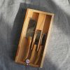 Kitchen Relish Decor | Laguiole Large Cheese Set - Olivewood