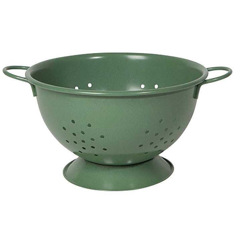 Kitchen Relish Decor | Colander 2.69 Qt - Elm Green