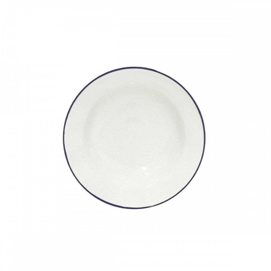 Table Relish Decor | Beja Pasta Plate Set - White Blue