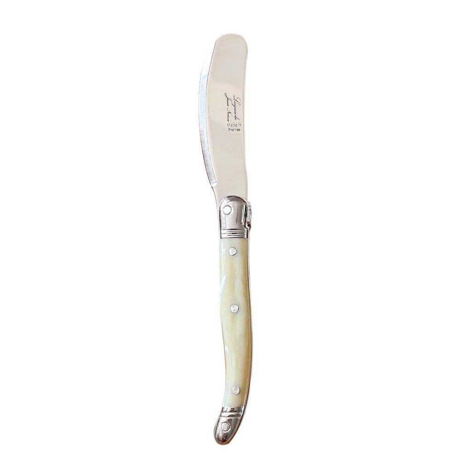 Kitchen Relish Decor | Laguiole Spreader Set - Pale Horn