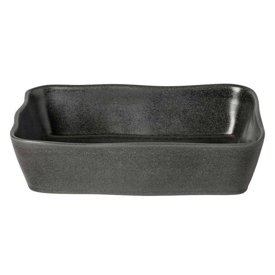 Kitchen Relish Decor | Livia Rectangular Baker - Matte Black