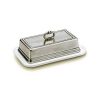 Kitchen Relish Decor | Match Pewter Convivio Single Butter Dish