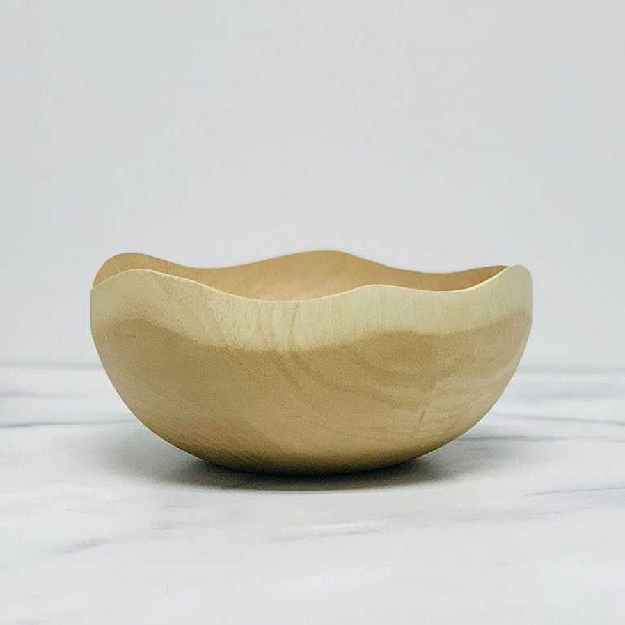 Table Relish Decor | Wave Edge Medium Bowl