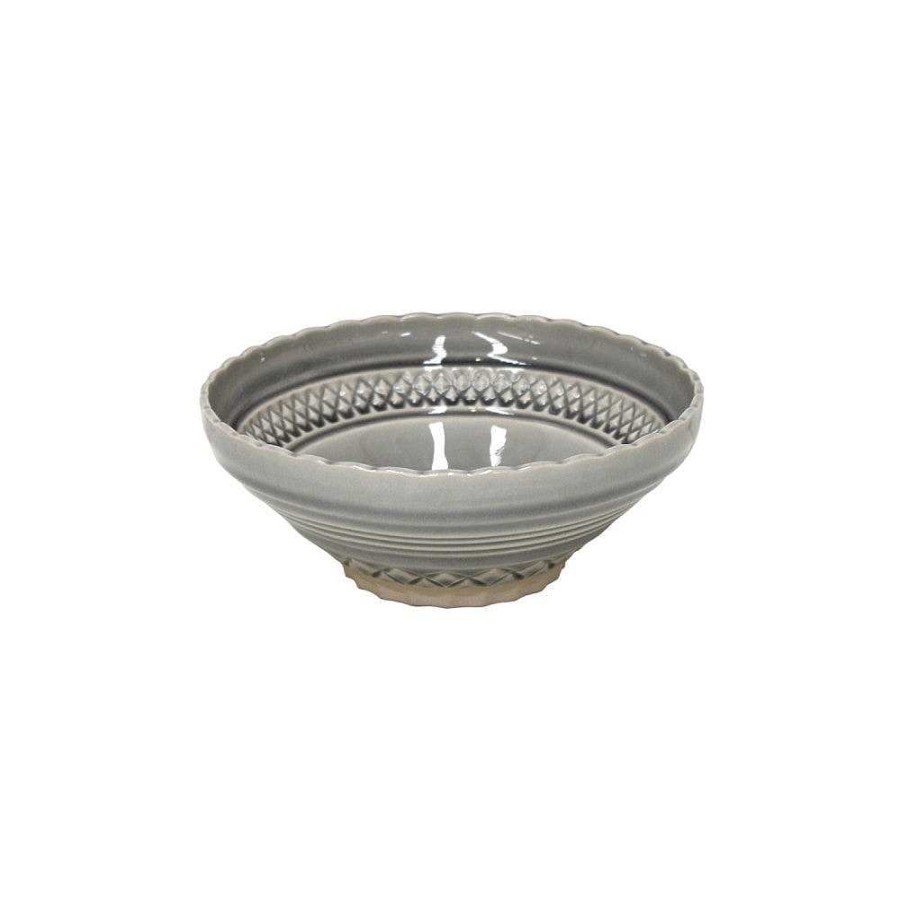 Table Relish Decor | Cristal Pasta Bowl Set - Grey