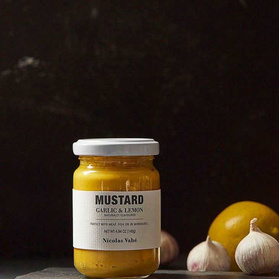 Kitchen Relish Decor | Mustard With Garlic And Lemon