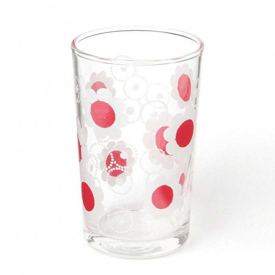 Table Relish Decor | Retro Juice Glass - Dahlia