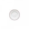 Table Relish Decor | Beja Bread Plate Set - White Red