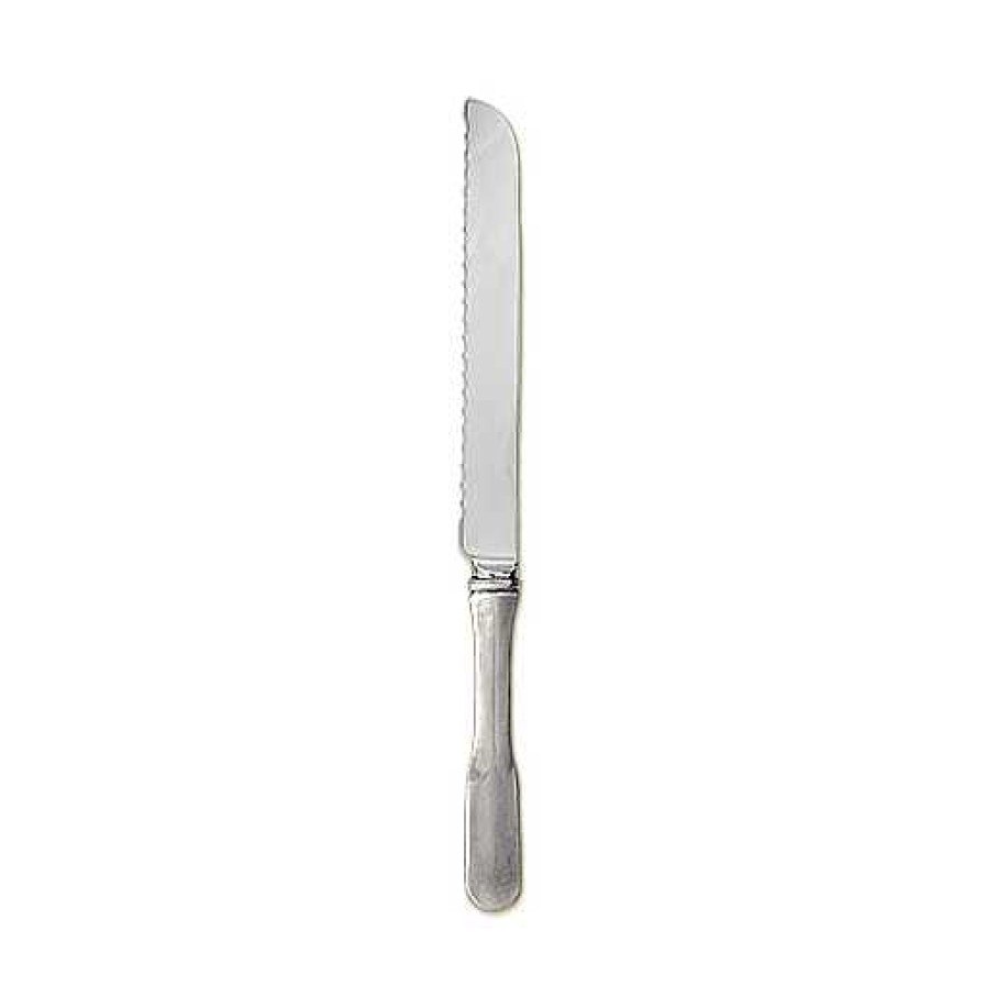 Kitchen Relish Decor | Match Pewter Olivia Bread Knife