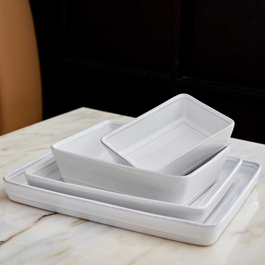 Table Relish Decor | Friso Large Tray - White