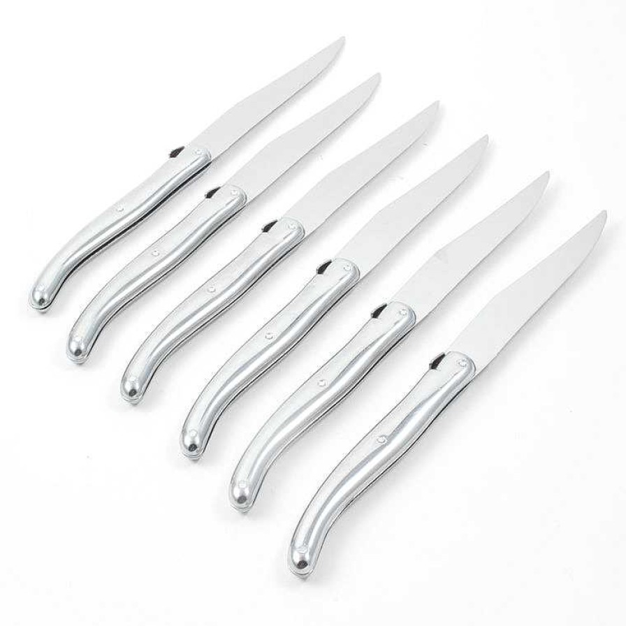 Kitchen Relish Decor | Laguiole Steak Knives - Stainless Steel