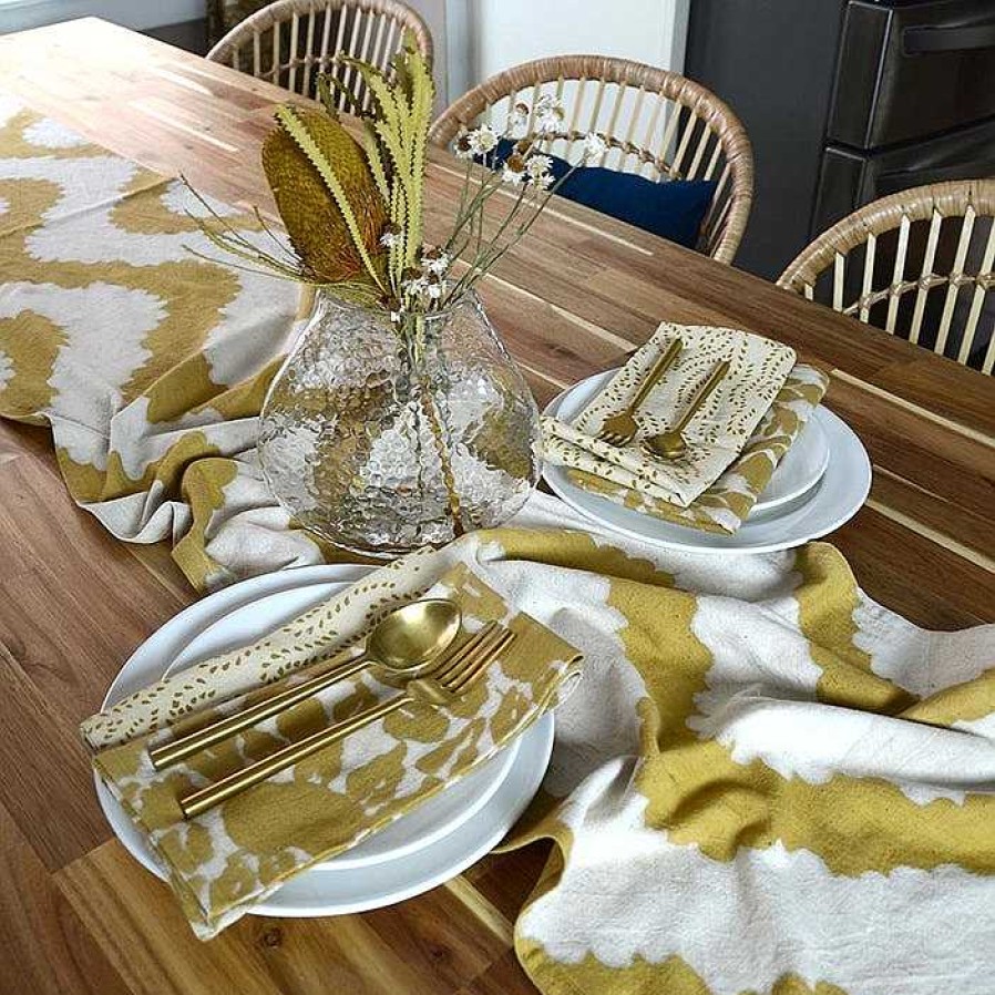 Table Relish Decor | Mix & Match Napkins - Golden Crown