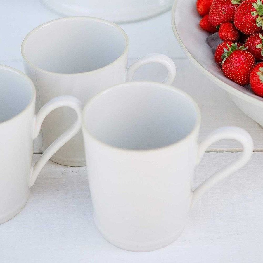 Table Relish Decor | Beja Mug Set - White Cream