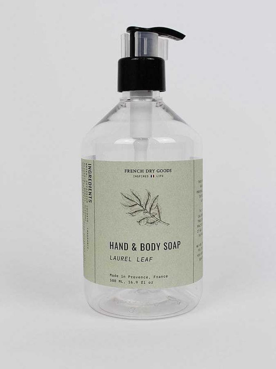 Kitchen Relish Decor | French Dry Goods Liquid Hand & Body Soap - Laurel Leaf