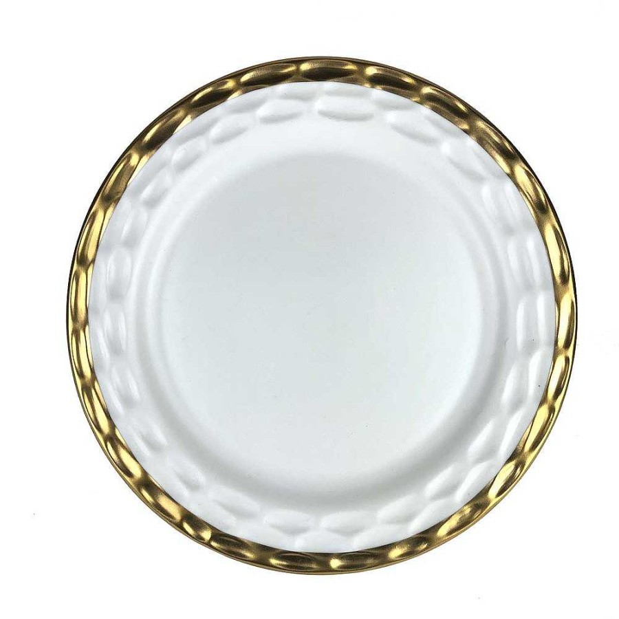 Table Relish Decor | Truro Dinner Plate - Gold