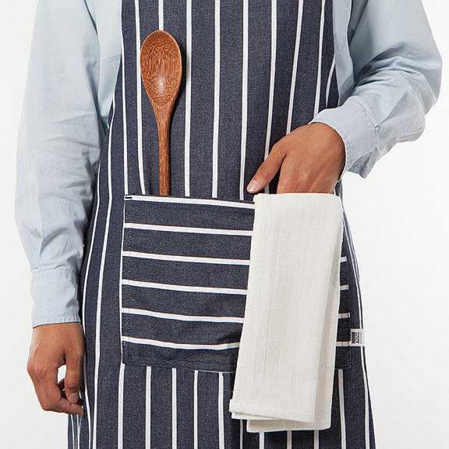 Kitchen Relish Decor | Chef Apron - Butcher Stripe