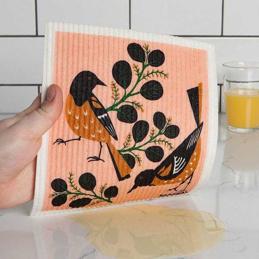 Kitchen Relish Decor | Swedish Dishcloth - Orioles