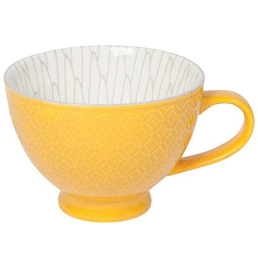 Kitchen Relish Decor | Latte Mug - Yellow