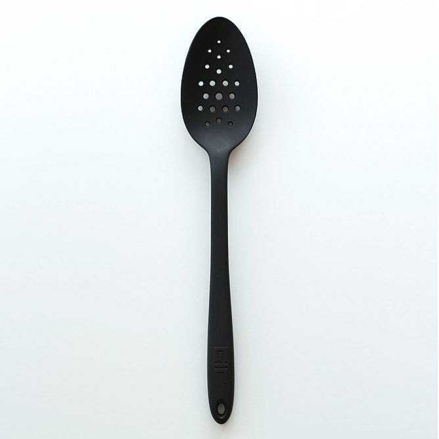 Kitchen Relish Decor | Ultimate Perf Spoon - Black