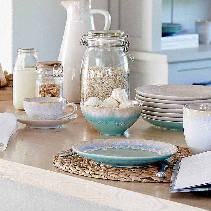 Table Relish Decor | Taormina Cereal Bowl Set - Aqua