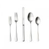 Table Relish Decor | Pacifica Flatware 5Pc Set - Vintage Brushed