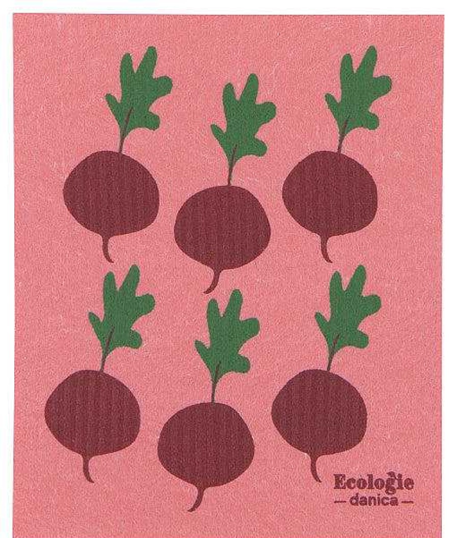 Kitchen Relish Decor | Swedish Dishcloth - Radishes