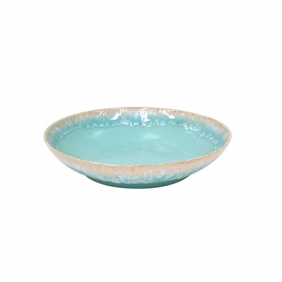 Table Relish Decor | Taormina Pasta Serving Bowl - Aqua