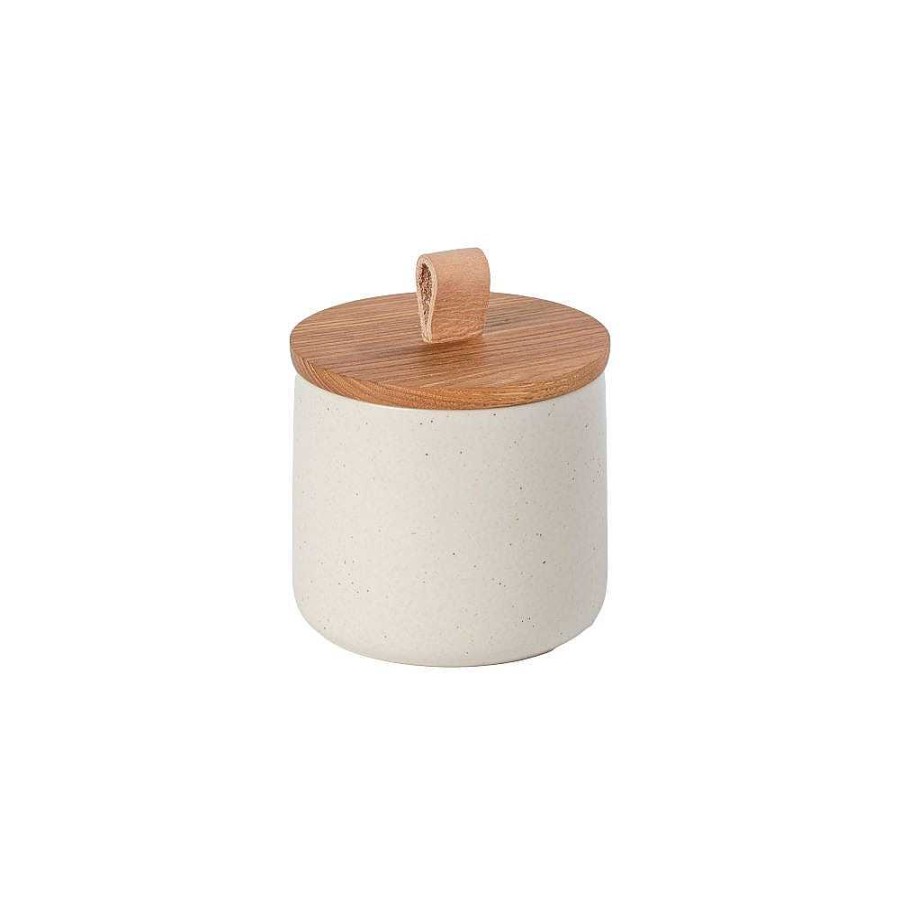 Kitchen Relish Decor | Pacifica Small Lidded Canister - Vanilla