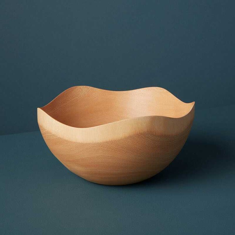 Table Relish Decor | Wave Edge Large Bowl