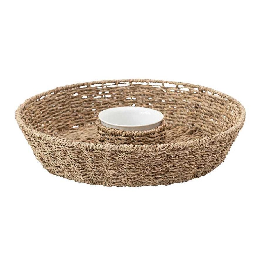 Table Relish Decor | Chip And Dip Basket