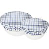 Kitchen Relish Decor | Bowl Cover Set Of 2 - Belle Plaid