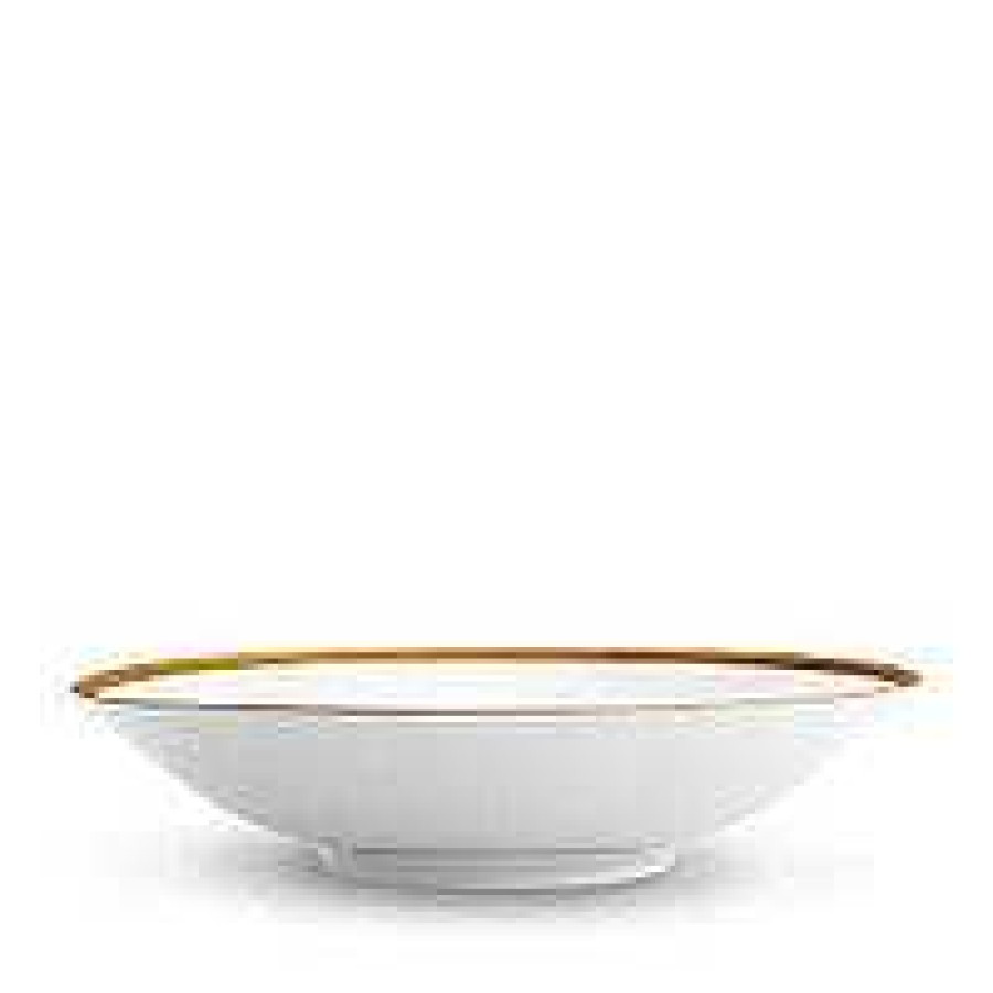 Table Relish Decor | Soie Tress E Large Coupe Bowl - Gold