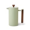 Kitchen Relish Decor | Stainless Steel French Press - Sage