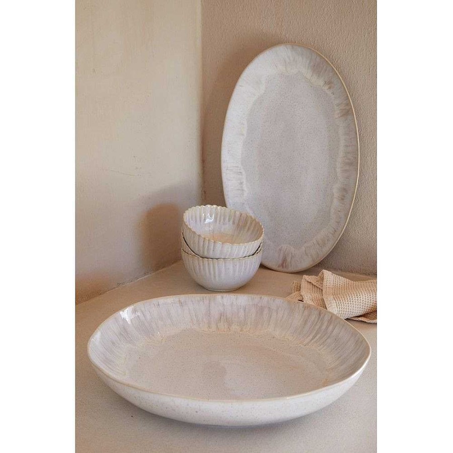 Table Relish Decor | Eivissa Pasta Serving Bowl - Sand Beige