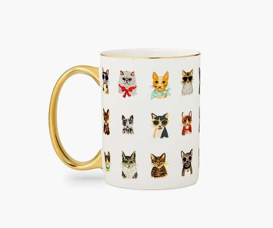 Kitchen Relish Decor | Rifle Paper Co Mug - Cool Cats